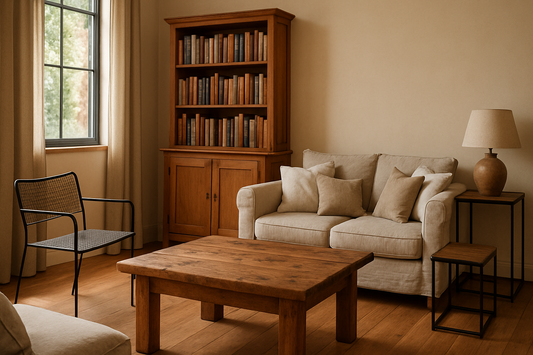 Why Choose Furniture Made from Natural Materials Like Wood and Iron Instead of Synthetic Alternatives?