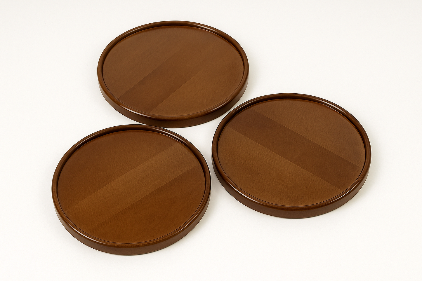 3-Piece Wooden Nesting Tables, Brown – Coffee & Side Tables for Living Room, Easy Assembly